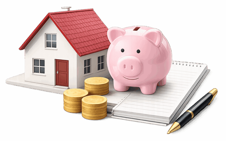 Lakástakarékhoz kapcsolódó persely és házikó szerződéssel